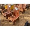 Image 1 : RED CEDAR GLIDER/ROCKER