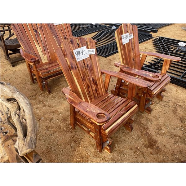 RED CEDAR GLIDER/ROCKER