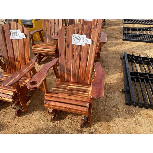 RED CEDAR GLIDER/ROCKER