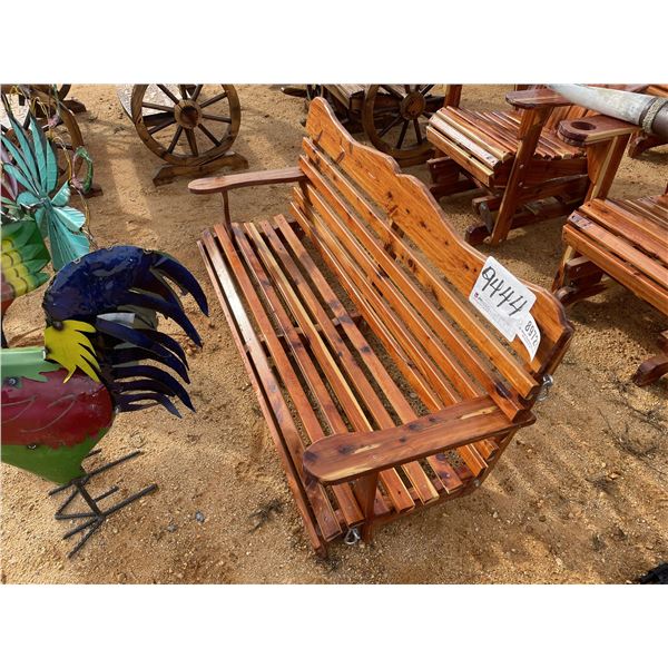 RED CEDAR PORCH SWING