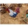 Image 1 : 3'- RED, WHITE AND BLUE ROOSTER