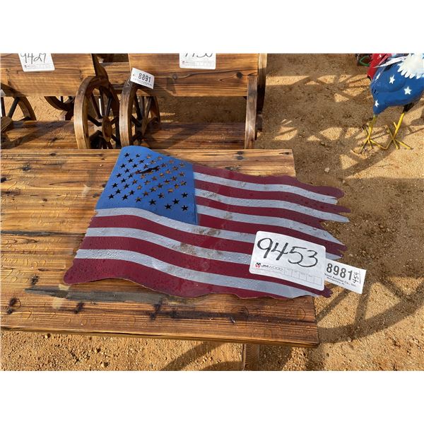 AMERICAN FLAG METAL ART