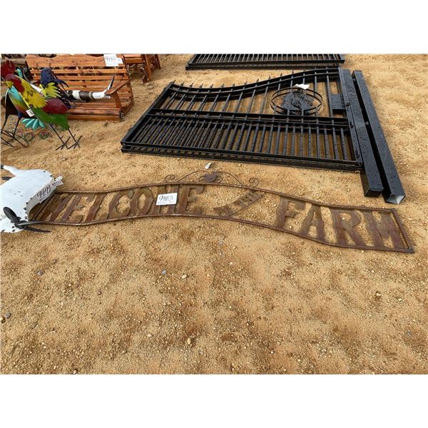 WELCOME TO THE RANCH SIGN