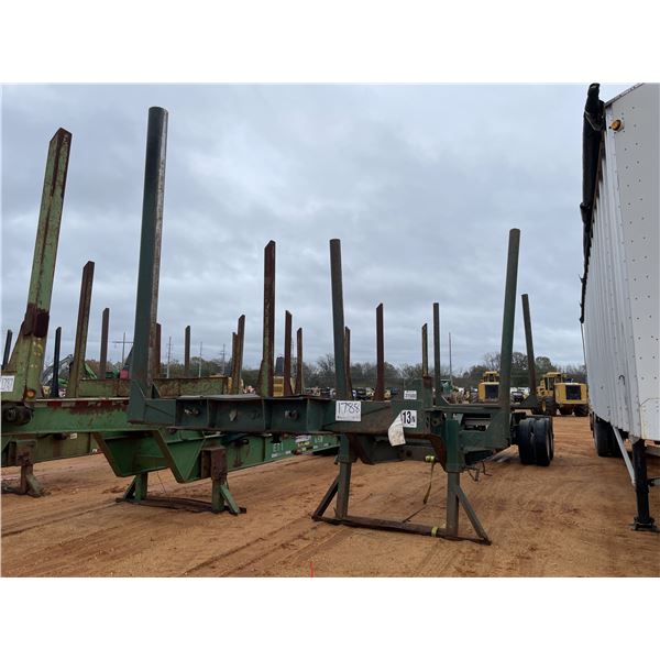 2009 SPIR TRAILER SALVAGED Log Trailer