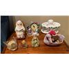 Image 1 : Assortment Of Collectible Glass And Porcelain Figurines
