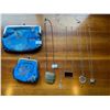 Image 1 : Assorted Sleek Costume Necklaces And Holding Pouches