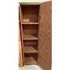 Image 4 : Wooden Shelving Unit 30L x 18D x 60H And Locker 16L x 16D x 61H