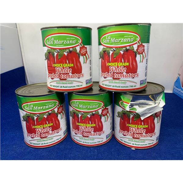 LaSan Marzano Choice Grade Whole Peeled Tomatoes (5 x 796ml)