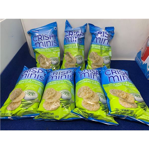 Crispy Mini's Sour Cream & Onion Crisps (7 x 100g)