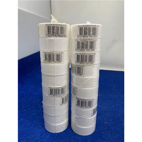 12mm x 12m Ruban PTFE Tape (20ct)