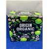 Image 1 : Origin Organic Lime Sparkling Water (6 x 355ml)
