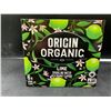 Image 1 : Origin Organic Lime Sparkling Water (6 x 355ml)