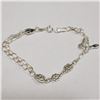 Image 1 : Silver Bracelet (~Size 0) (~length 7 inches) (~weight 4.99g), Suggested Retail Value $140