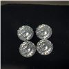 Image 1 : Pack Of 4 Laser Cut Moissanite Test Like Diamond, Looks Better(4ct) , Suggested Retail Value $400