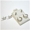 Image 1 : Silver 3 Earring Set, Suggested Retail Value $60