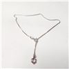Image 1 : Silver Cz 10" Anklet, Suggested Retail Value $80