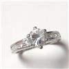 Image 2 : Silver Cubic Zirconia Ring, Suggested Retail Value $120