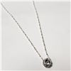 Image 3 : Silver Crystal 16" Necklace, Suggested Retail Value $50