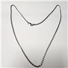 Image 1 : Silver 16" Necklace, Suggested Retail Value $50