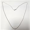 Image 1 : Silver 16" Necklace, Suggested Retail Value $50
