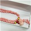 Image 3 : Poly Coral Necklace (~Size 0) (~length 32 inches), Suggested Retail Value $200