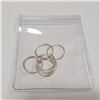 Image 3 : Silver Lot Of 3 Hoop Earrings (~Size 0) (~length 0 inches), Suggested Retail Value $100