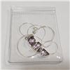 Image 4 : Silver Amethyst Necklace (~Size 0) (~length 20 inches) (~weight 7.91g), Suggested Retail Value $360