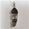 Image 1 : Silver Amethyst Smokey Quartz Necklace (~Size 0) (~length 21 inches) (~weight 9.53g), Suggested Reta