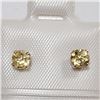Image 1 : Silver Citrine(0.5ct) Earrings (~Size 0) (~length 0 inches), Suggested Retail Value $100