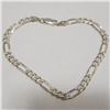 Image 1 : Silver Bracelet (~Size 0) (~length 20 inches) (~weight 11.88g), Suggested Retail Value $260