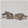 Image 1 : Silver Cubic Zirconia Earrings (~Size 0) (~length 0 inches) (~weight 4.71g), Suggested Retail Value 