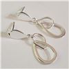 Image 2 : Silver Earrings (~Size 0) (~length 0 inches), Suggested Retail Value $100