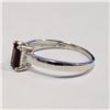 Image 3 : Silver Garnet Ring (~Size 7.25) (~length 0 inches), Suggested Retail Value $100