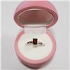 Image 4 : Silver Garnet Ring (~Size 7.25) (~length 0 inches), Suggested Retail Value $100