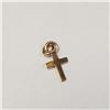 Image 1 : 10K Yellow Gold Super Mini Cross 0.06G Pendant, Suggested Retail Value $40