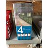 Image 2 : Vintage style solar LED pathway lights pack of 4