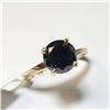 Image 2 : 10K Yellow Gold Black Diamond(2.4ct) Ring (~Size 6) (~weight 2.38g), Made in Canada, Appraised Retai