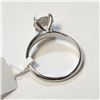 Image 5 : 14K White Gold Lab Grown Diamond (1.55Ct,Vs1,F) Ring (~Size 5.5) (~weight 2.03g), Made in Canada, Ap