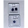 Image 1 : SAPPHIRES - Total of 5.19 Carats - includes 2 oval cut and one round star sapphire