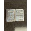 Image 1 : Valcambi Suisse Combi Bar LOT of 2 -1 Gram .999 Pure Silver Wafer Bars - still factory connected