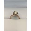 Image 1 : Natural Diamond Rose Cut 2.56 Carat Solitaire on .925 silver and 14K Gold Ring with Appraisal Certif