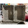 Image 2 : 3 Piecs Faux Wicker Basket Storage Bins