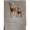 Image 3 : Canvas 2' & 3' Deer with Fawn Lighted