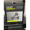 Image 2 : FLO360 5 Lb Dumbbells Set 2.5lbs Each