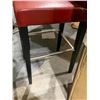 Image 6 : Lot of 4 Red Bar Stools