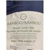 Image 2 : Bamboo Duvet Covet Set King Size
