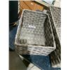 Image 2 : Set of 2 Faux Wicker Baskets