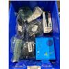 Image 1 : Bin of Assorted Electronics - Bin Included