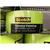 Image 2 : Lot of 9 rolls of scotch painters tape 48mmx55m
