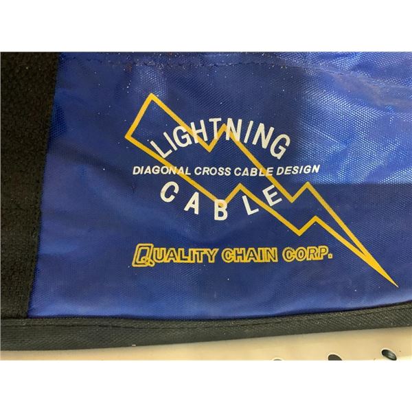 Lightning Diagonal Cross Cable Design Tire Chain Set